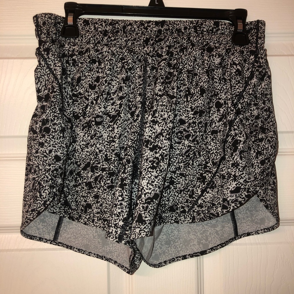 lululemon athletica Black and White Athletic Shorts